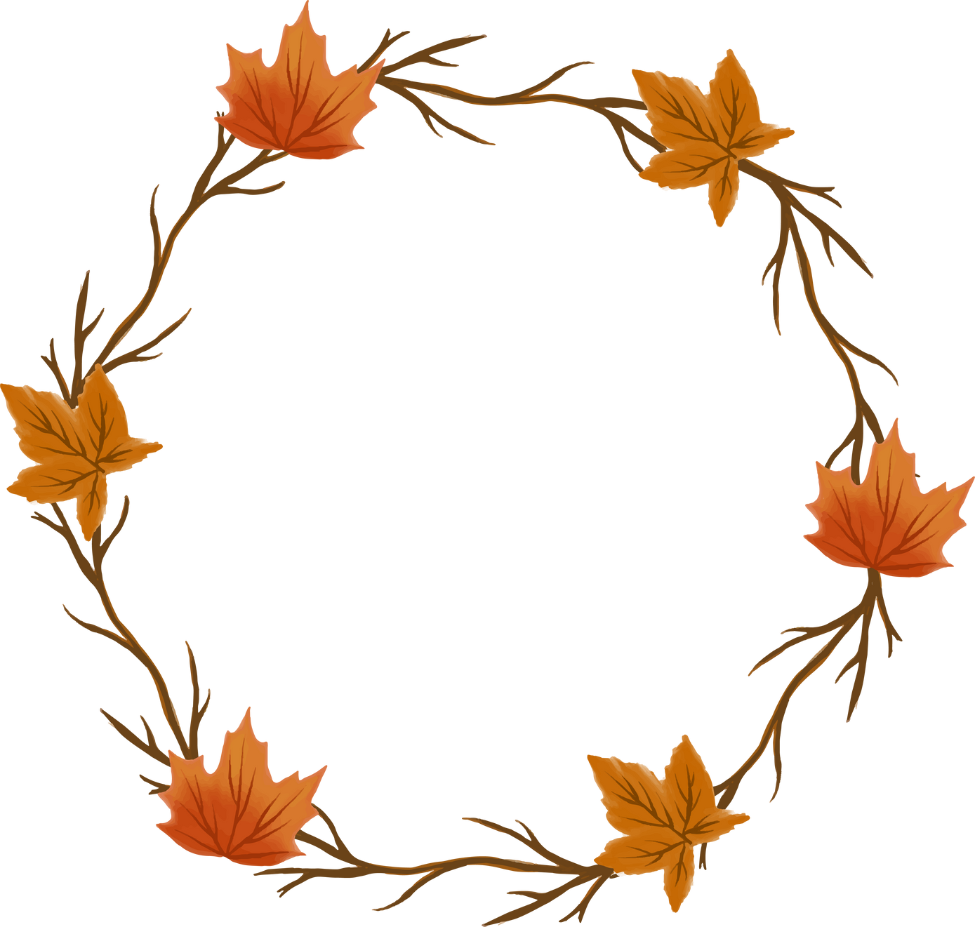 Autumn Branch Wreath Frame