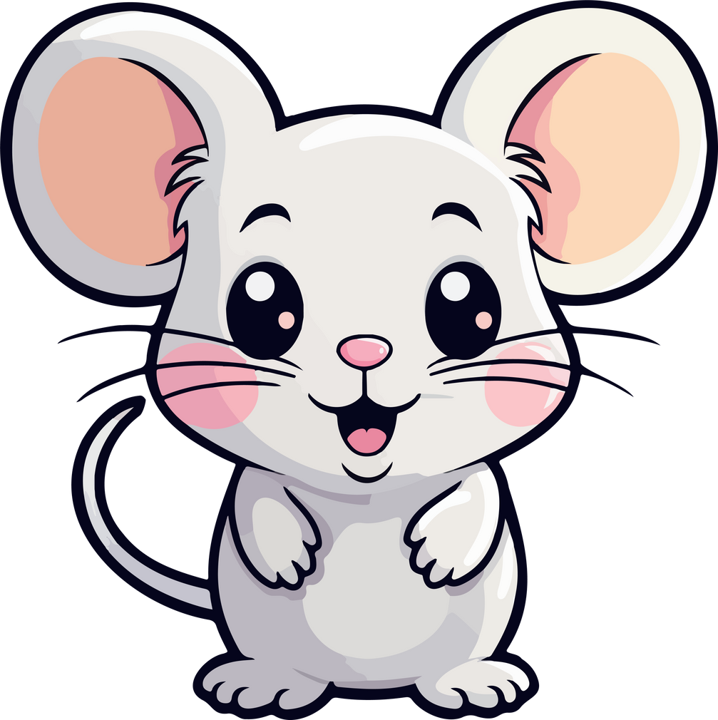 Cute mouse clipart