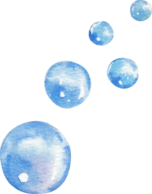 Watercolor Droplets Illustration